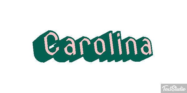 Carolina Text effect