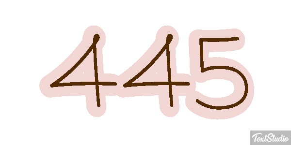 445 Effet de texte