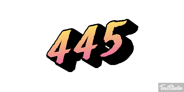 445 Effet de texte