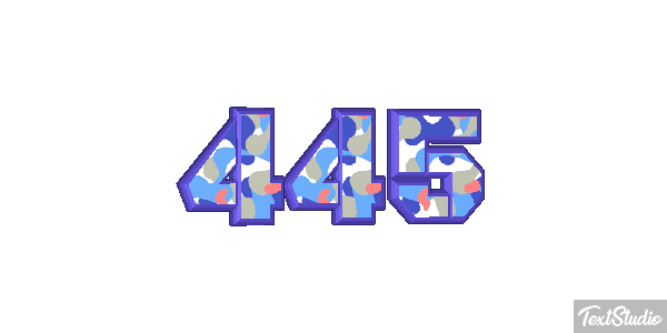 445 Effet de texte