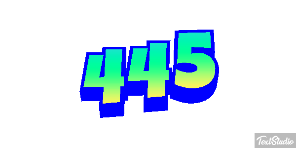 445 Effet de texte
