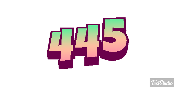 445 Effet de texte