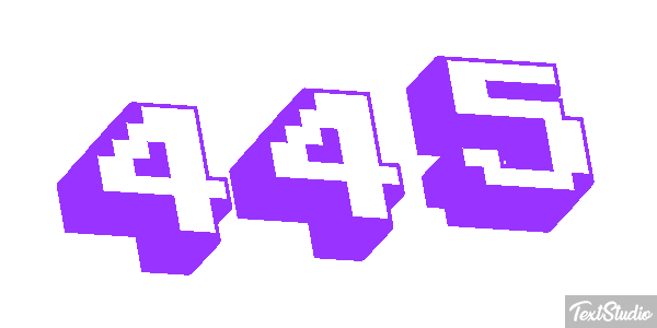 445 Effet de texte