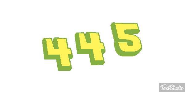 445 Effet de texte