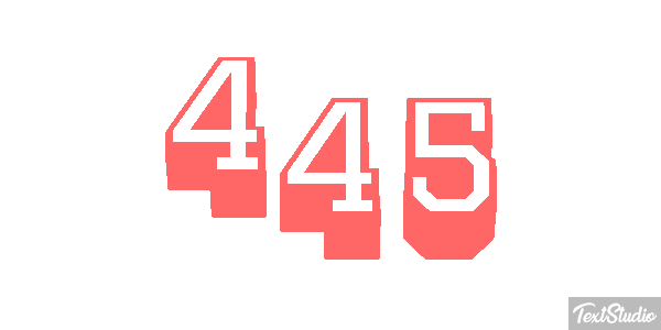 445 Effet de texte