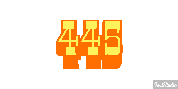 445 Effet de texte