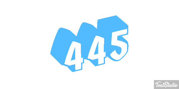 445 Effet de texte
