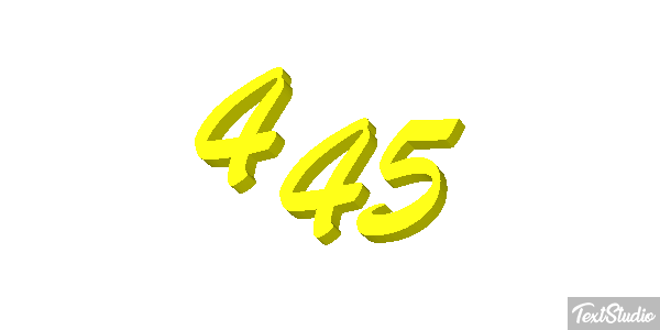 445 Effet de texte