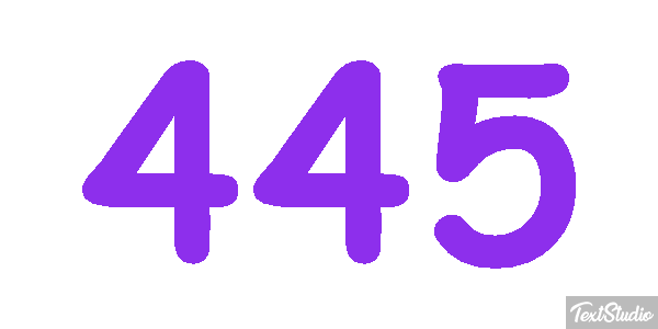 445 Effet de texte