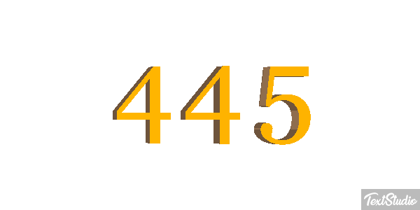 445 Effet de texte