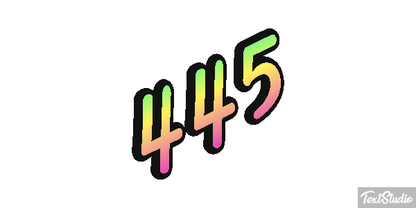 445 Effet de texte