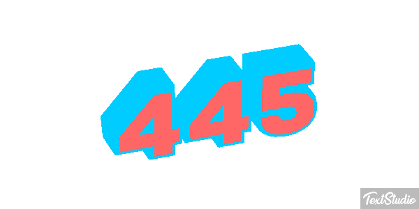 445 Effet de texte