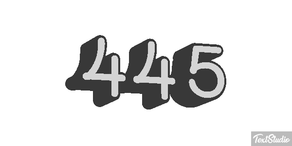 445 Effet de texte
