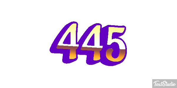 445 Effet de texte