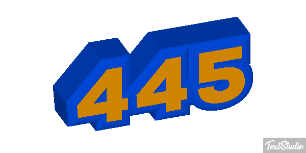 445 Effet de texte