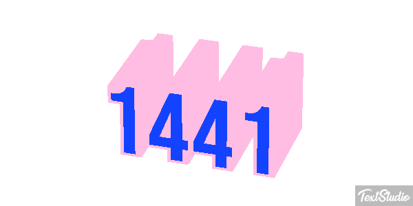 1441 テキスト効果