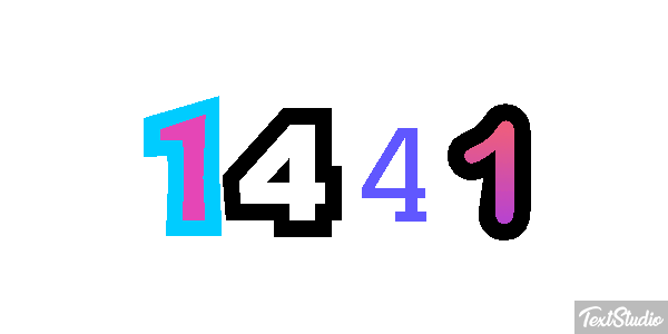 1441 テキスト効果