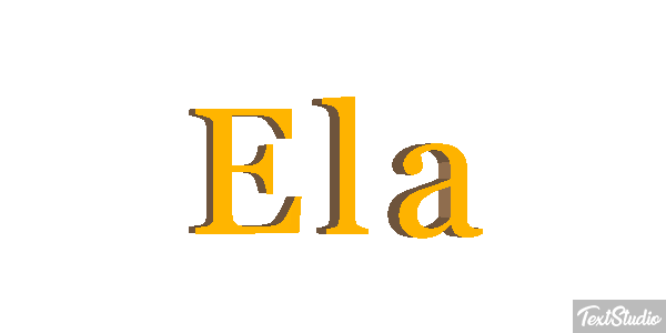 Ela Efeito do texto