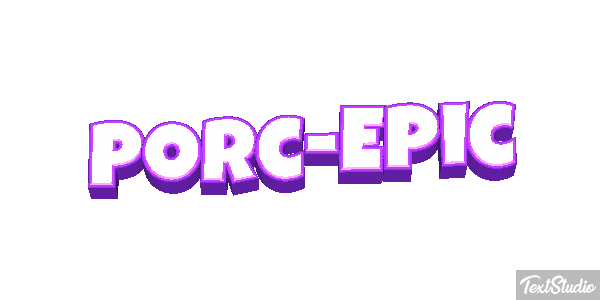 Porc-Épic Effet de texte