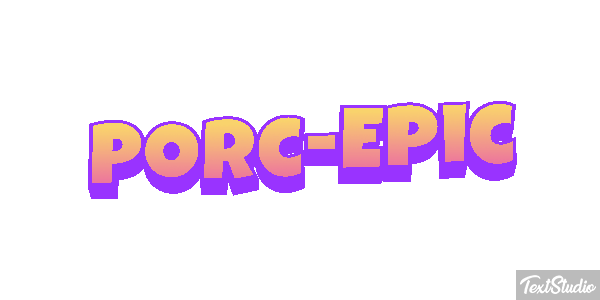 Porc-Épic Effet de texte