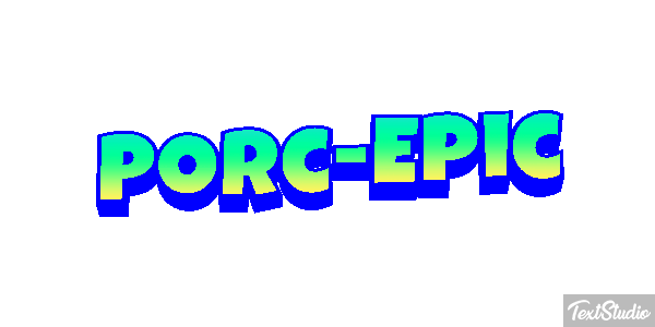 Porc-Épic Effet de texte