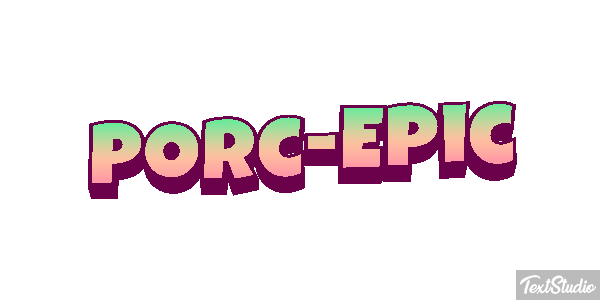 Porc-Épic Effet de texte
