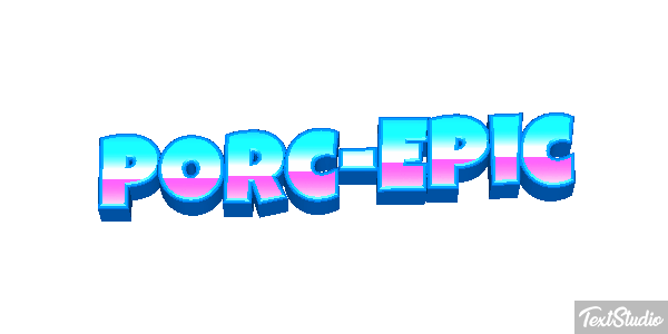 Porc-Épic Effet de texte