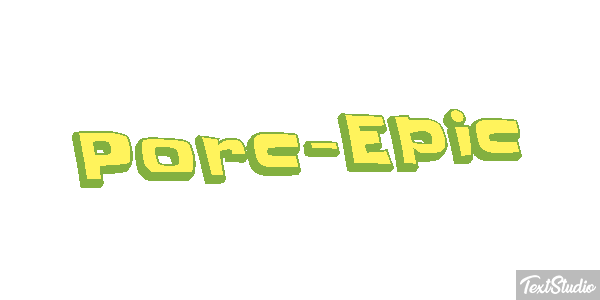 Porc-Épic Effet de texte