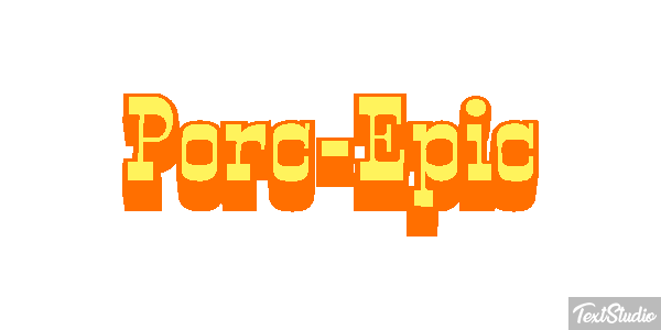 Porc-Épic Effet de texte