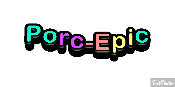 Porc-Épic Effet de texte