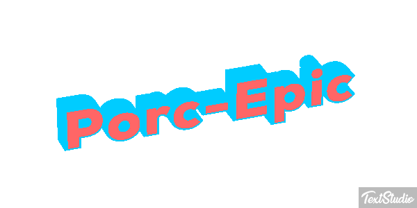 Porc-Épic Effet de texte