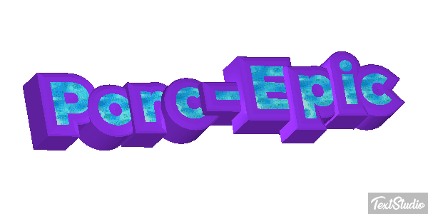 Porc-Épic Effet de texte