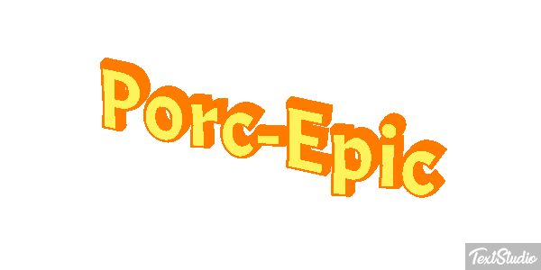 Porc-Épic Effet de texte