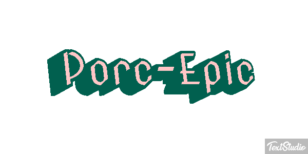 Porc-Épic Effet de texte