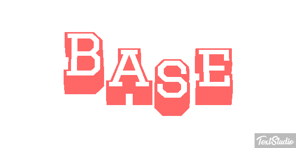 Base Text effect