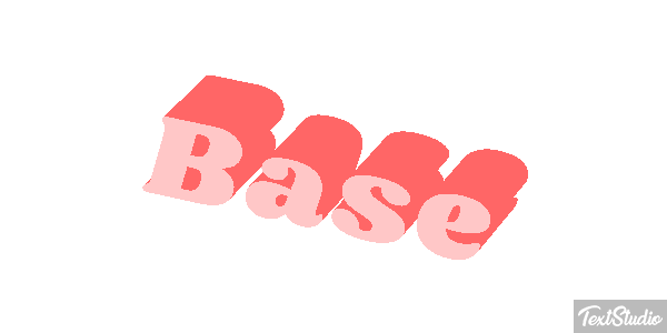 Base Text effect