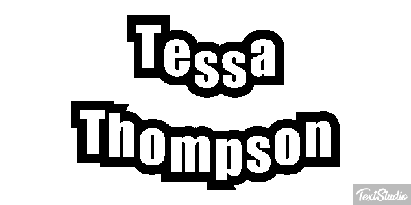 Tessa Thompson Efecto de texto