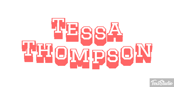 Tessa Thompson Efecto de texto