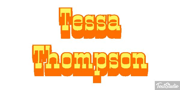 Tessa Thompson Efecto de texto