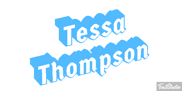 Tessa Thompson Efecto de texto