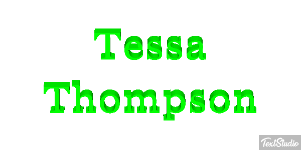 Tessa Thompson Efecto de texto