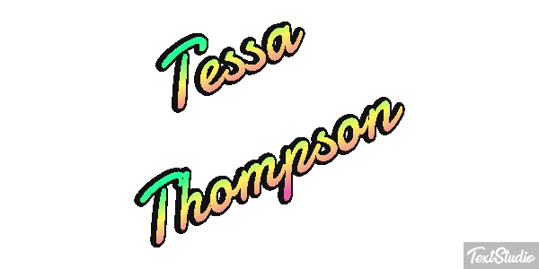 Tessa Thompson Efecto de texto