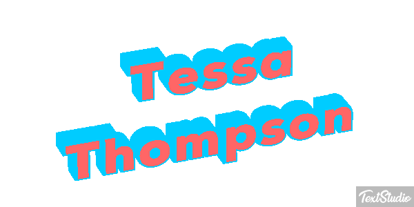 Tessa Thompson Efecto de texto