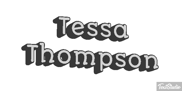 Tessa Thompson Efecto de texto