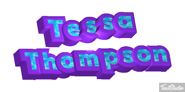 Tessa Thompson Efecto de texto