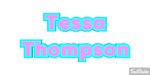 Tessa Thompson Efecto de texto