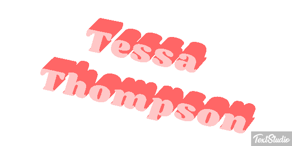 Tessa Thompson Efecto de texto