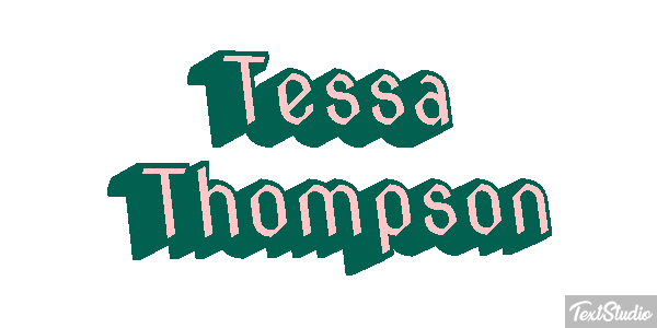 Tessa Thompson Efecto de texto