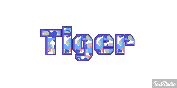 Tiger Text effect