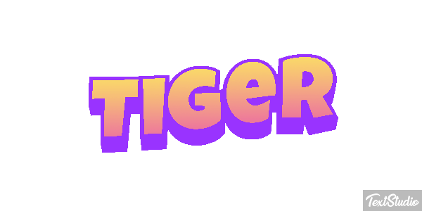 Tiger Text effect